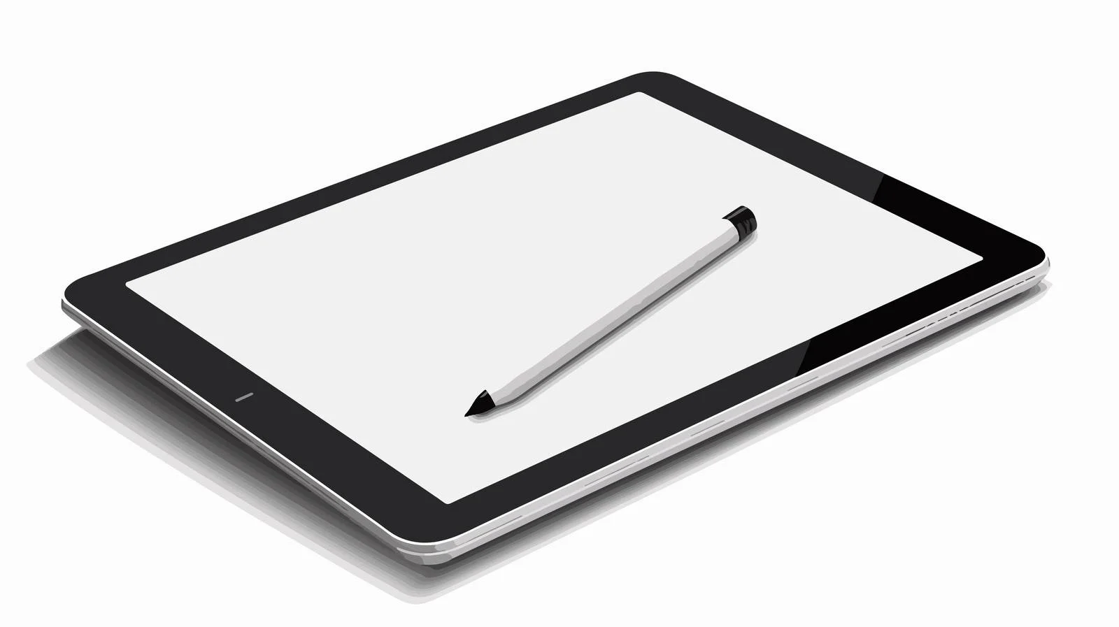 Sleek Tablet with Pen — free download from Dotvec