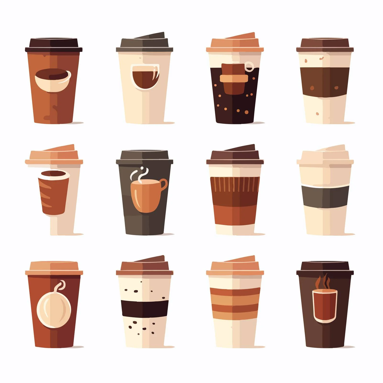 Disposable Takeaway Hot Beverage Cups — free download from Dotvec