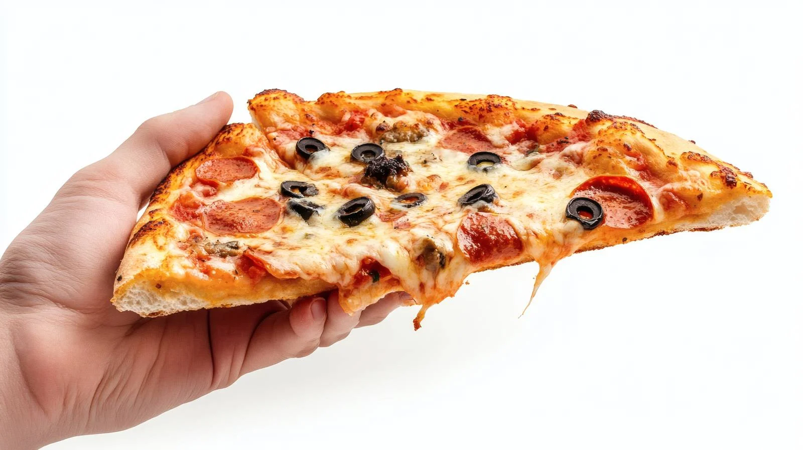 Capturing Pizza Slice on White Background — free download from Dotvec