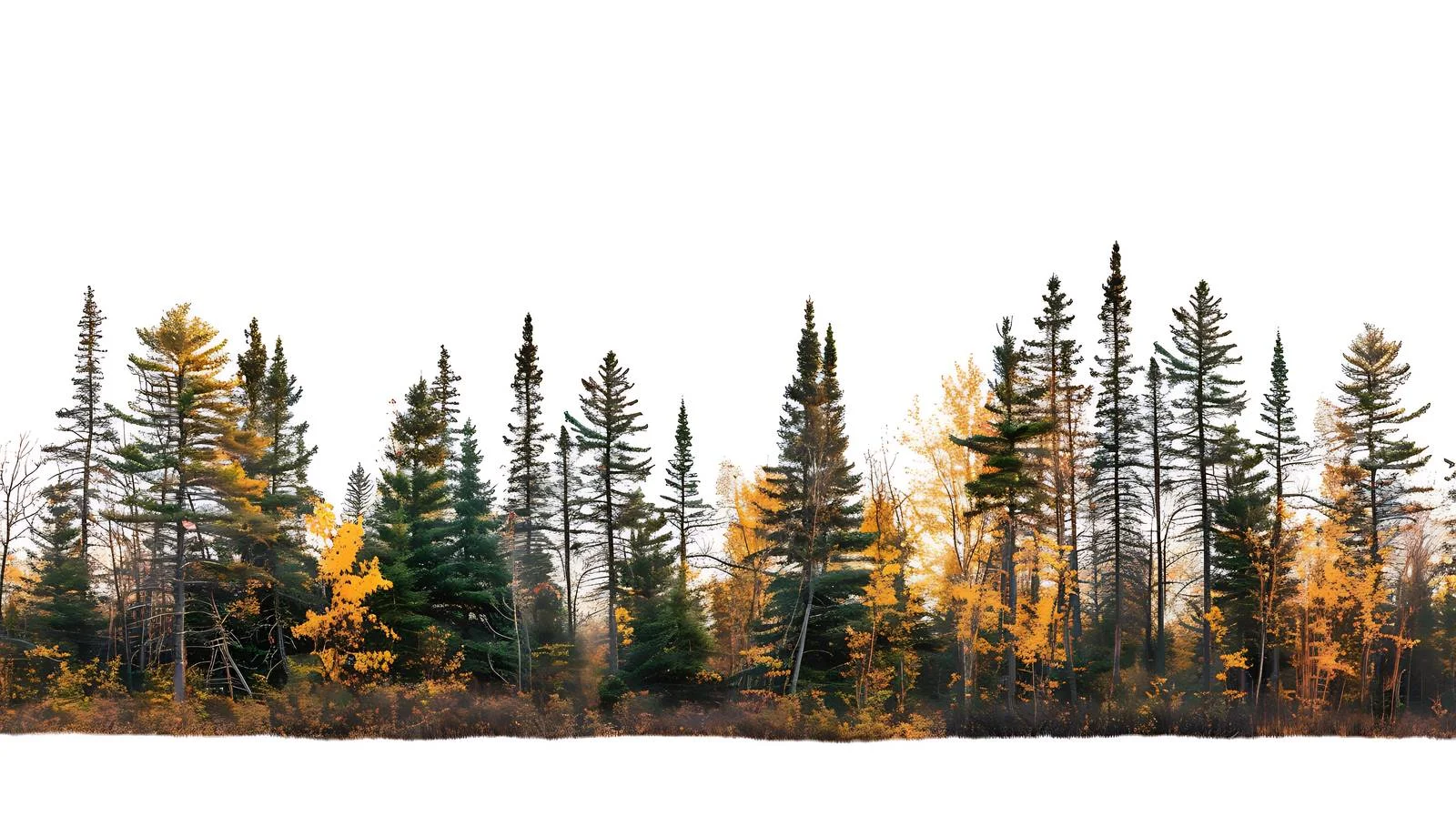 Majestic Autumn Pines on Minnesota's Gunflint Trail — free download from Dotvec