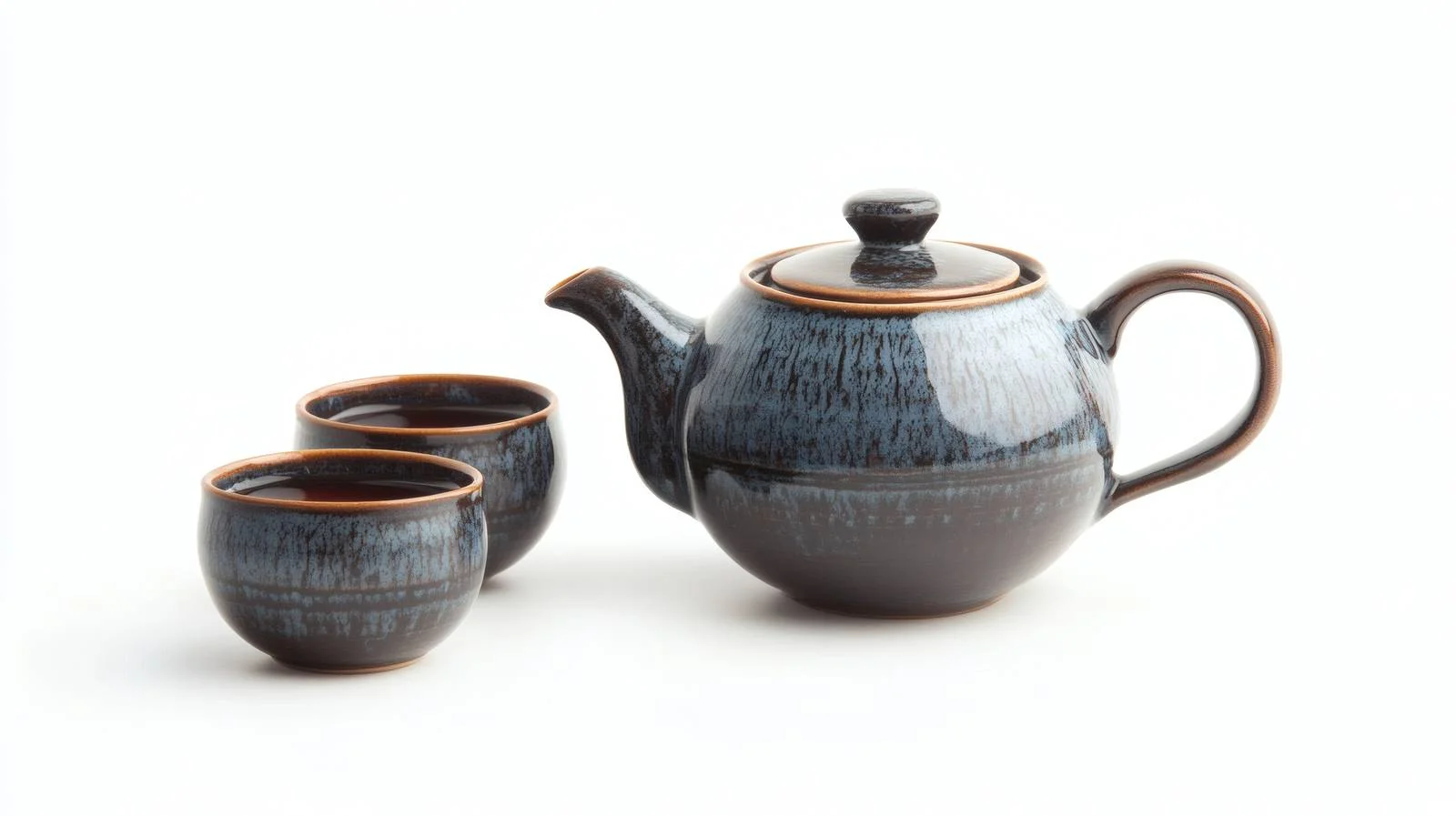 Elegant Tea Set on White Background — free download from Dotvec