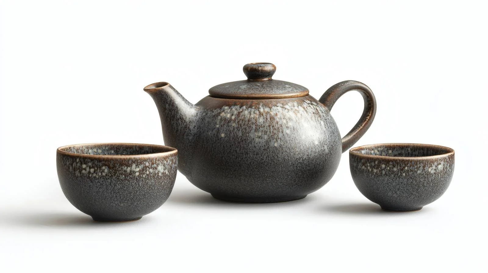 Elegant Tea Set on White Background — free download from Dotvec