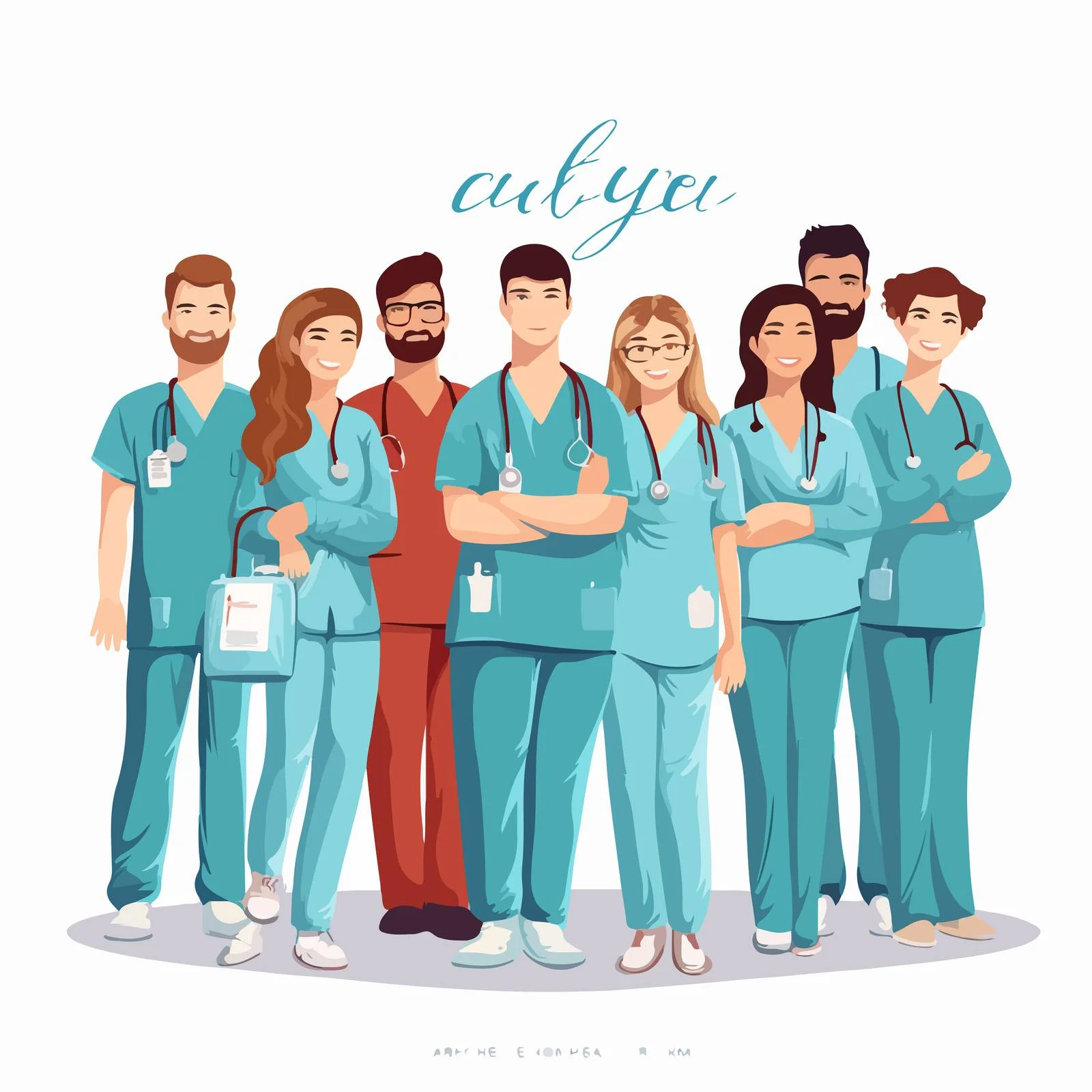 Professional Healthcare Team in Protective Gear — free download from Dotvec