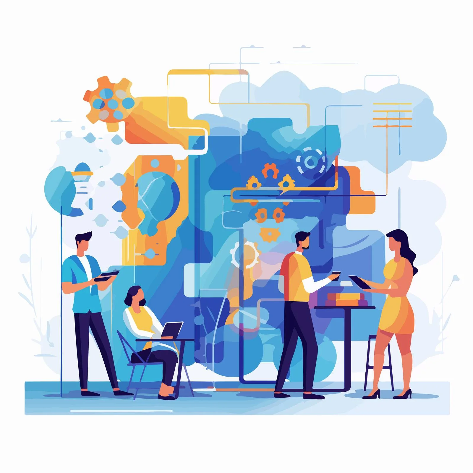 Collaboration in Innovative Firm: Coworkers Uniting — free download from Dotvec