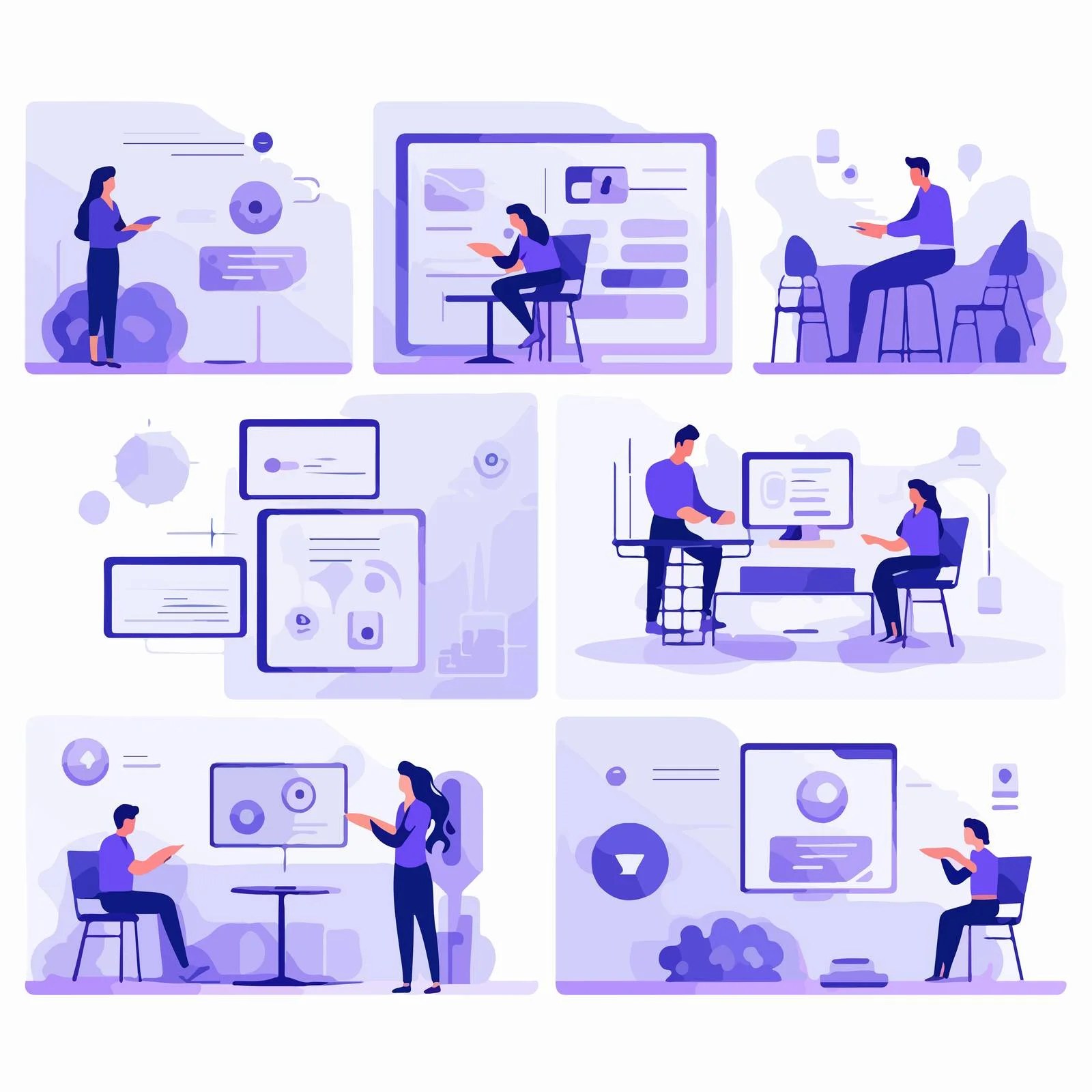 Corporate Team Showcasing IT Projects Innovations — free download from Dotvec