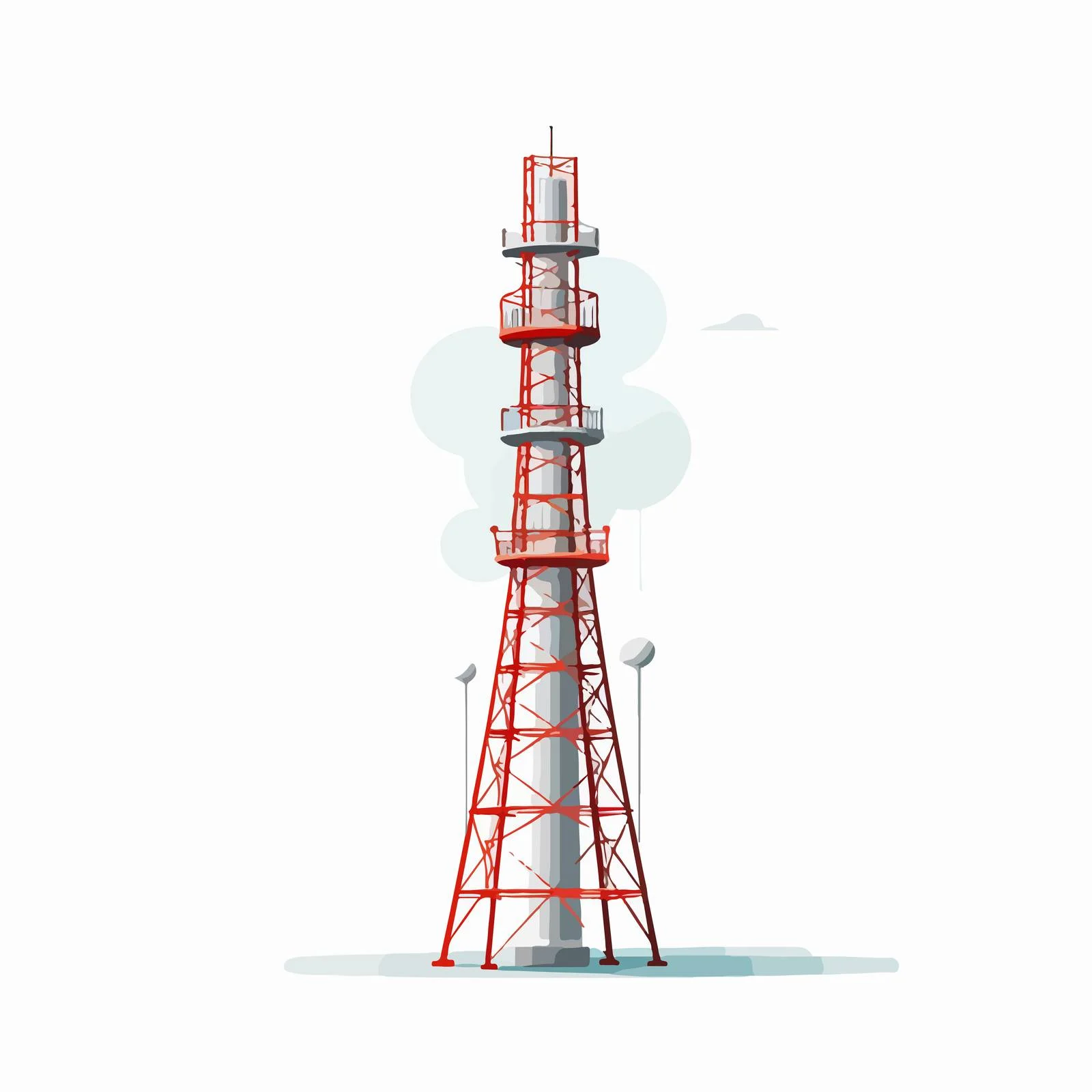 Telecommunication Tower Mast for Signal Receiving — free download from Dotvec