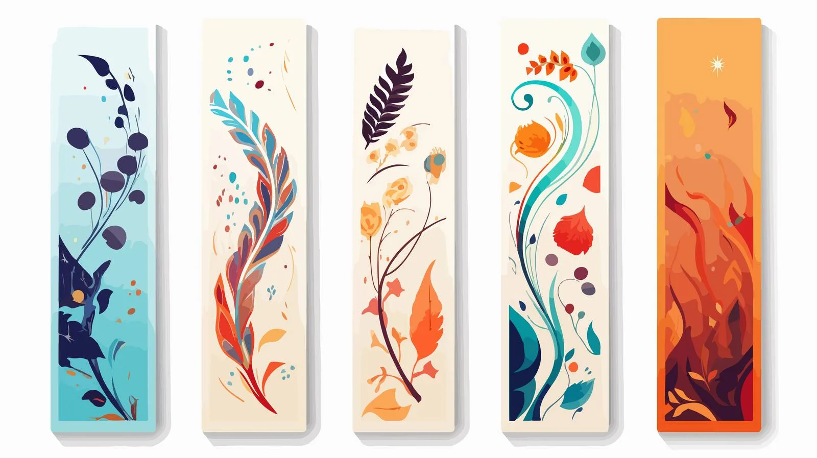 Creative Bookmark Template Design — free download from Dotvec