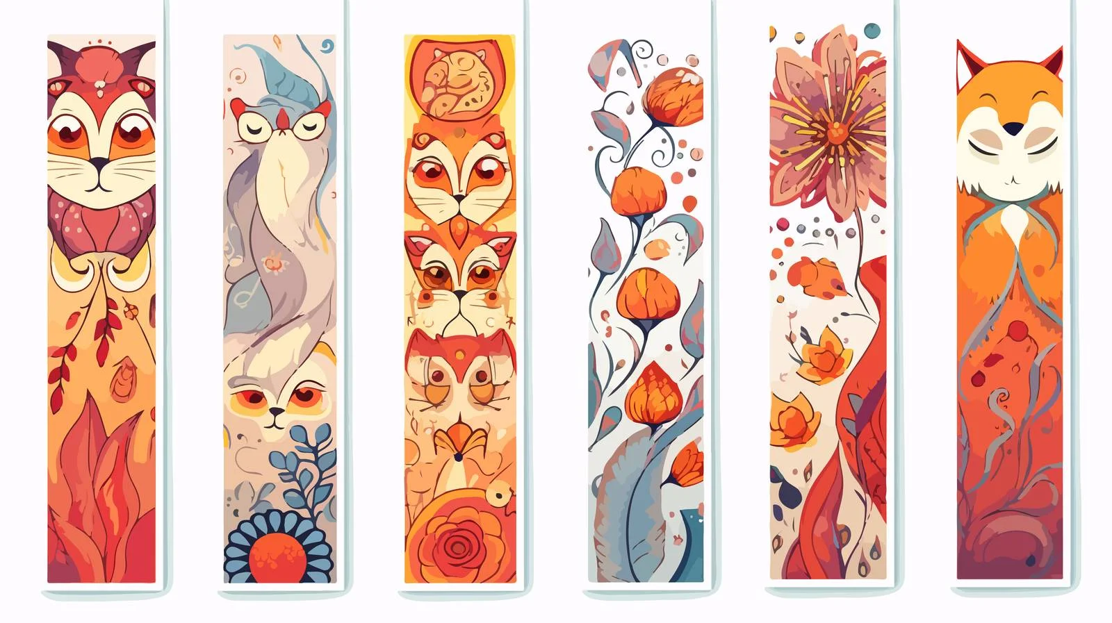 Bookmarks Template Design Vector Isolated — free download from Dotvec