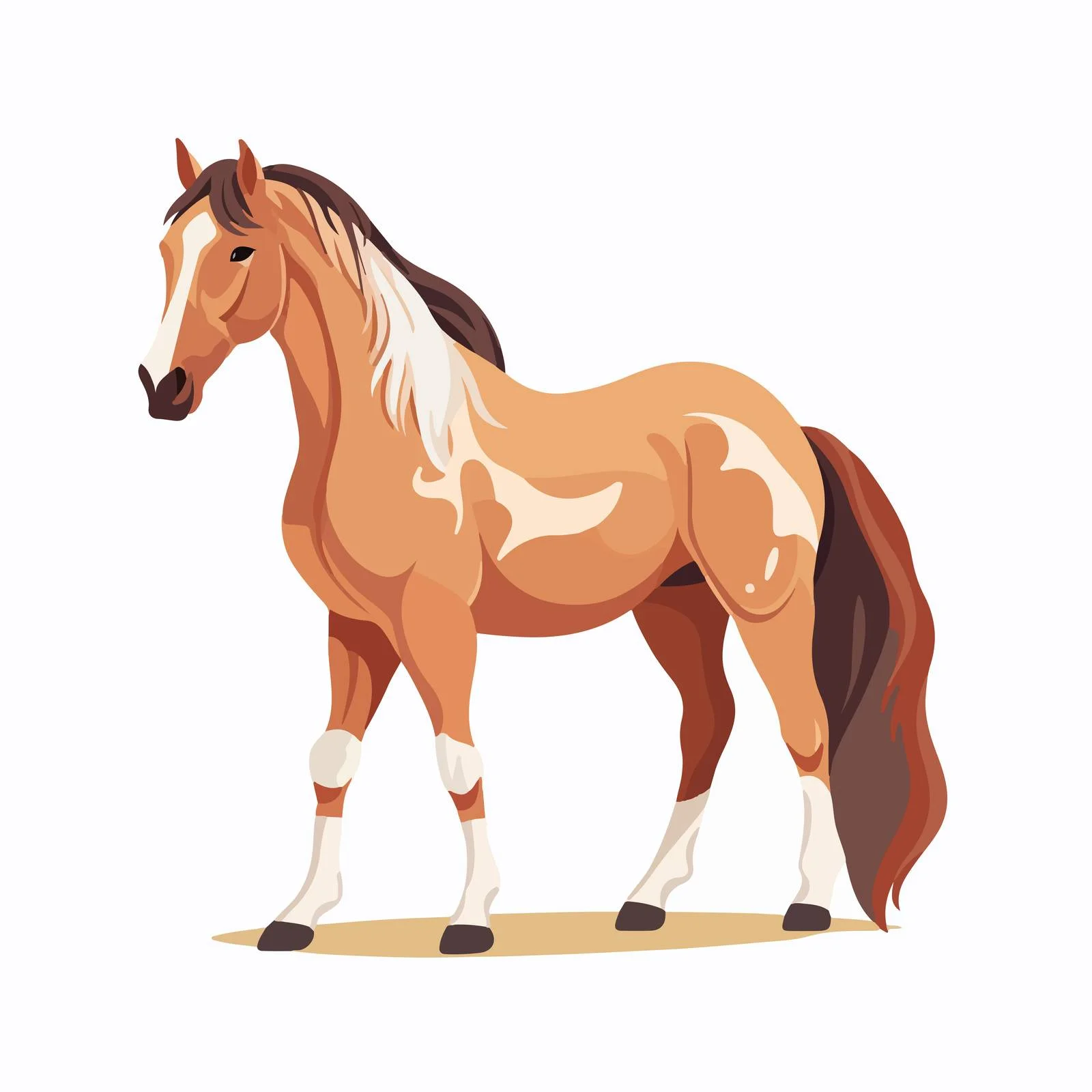 Elegant Tennessee Walking Horse Vector Art — free download from Dotvec