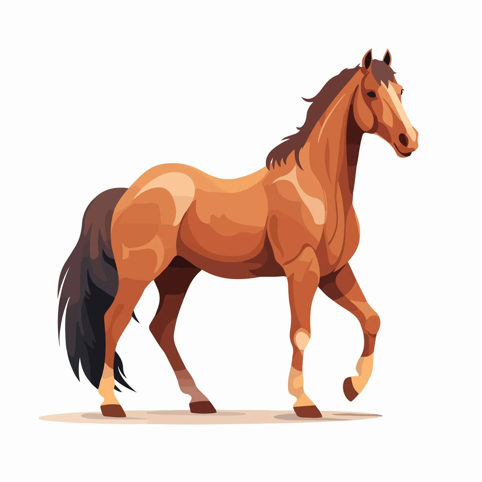 Elegant Tennessee Walking Horse Vector Art — free download from Dotvec