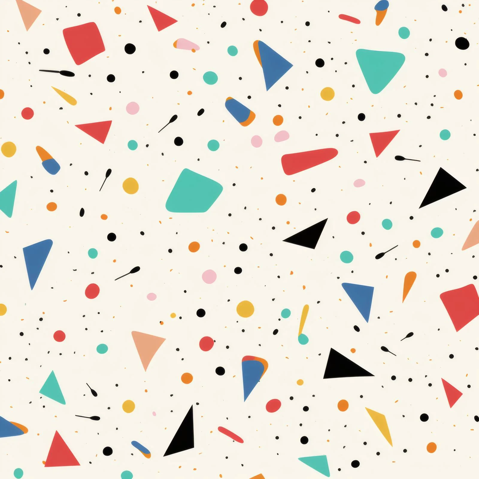 Geometric Terrazzo Seamless Pattern Design Element — free download from Dotvec