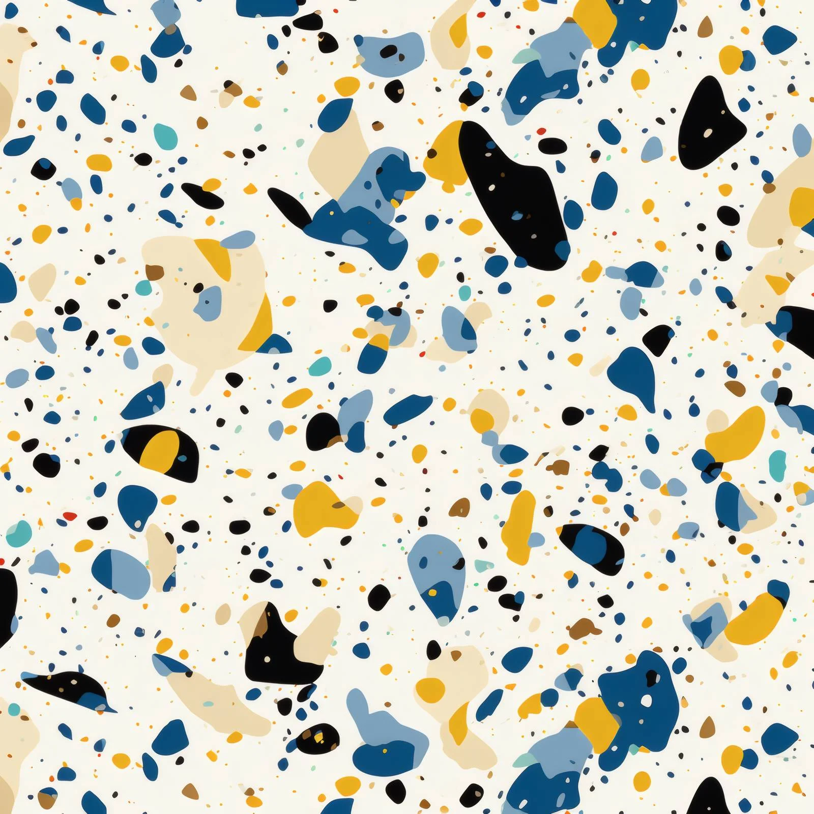 Blue Terrazzo Pattern for Seamless Design — free download from Dotvec