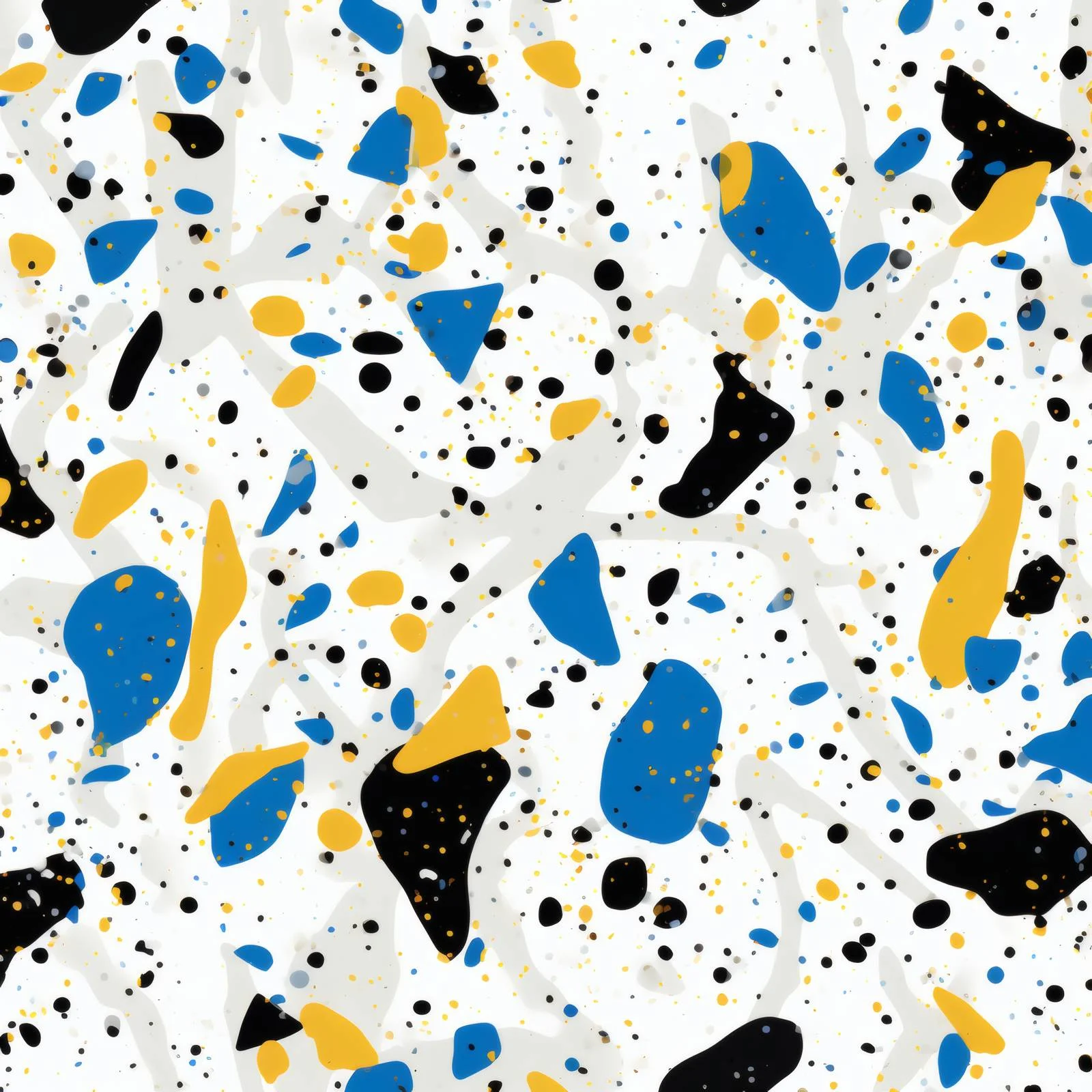 Blue Terrazzo Seamless Pattern Tile Design — free download from Dotvec