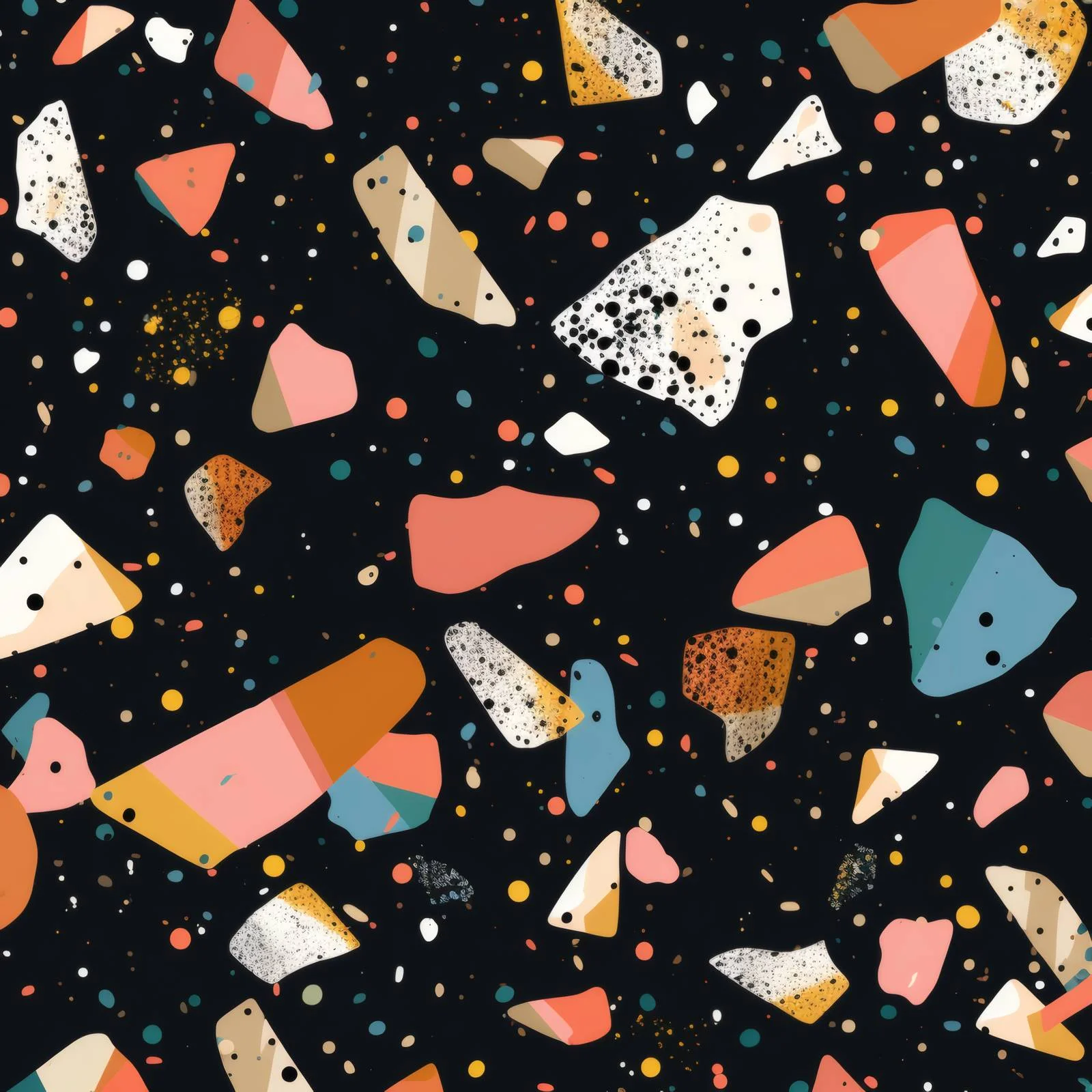 Elegant Terrazzo Vector Seamless Granite Pattern — free download from Dotvec