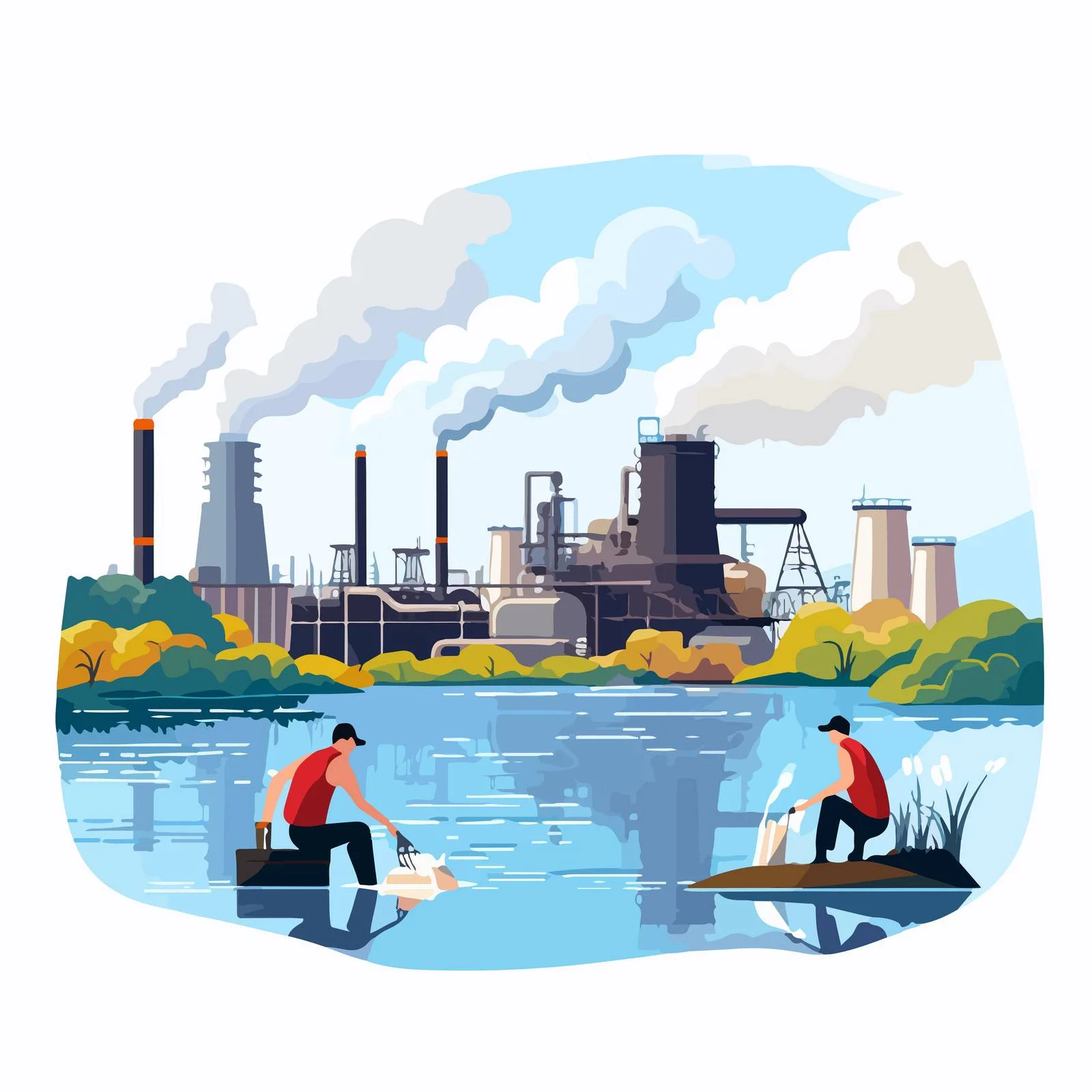 Water Contamination Testing for Industrial Pollution — free download from Dotvec