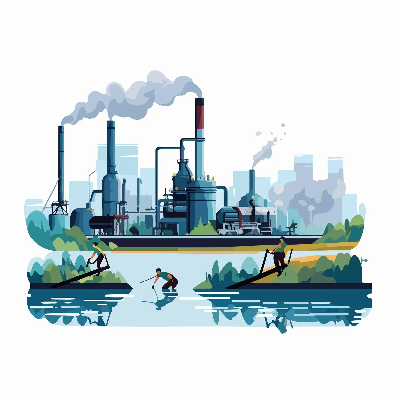 Industrial Water Contamination Detection Process — free download from Dotvec