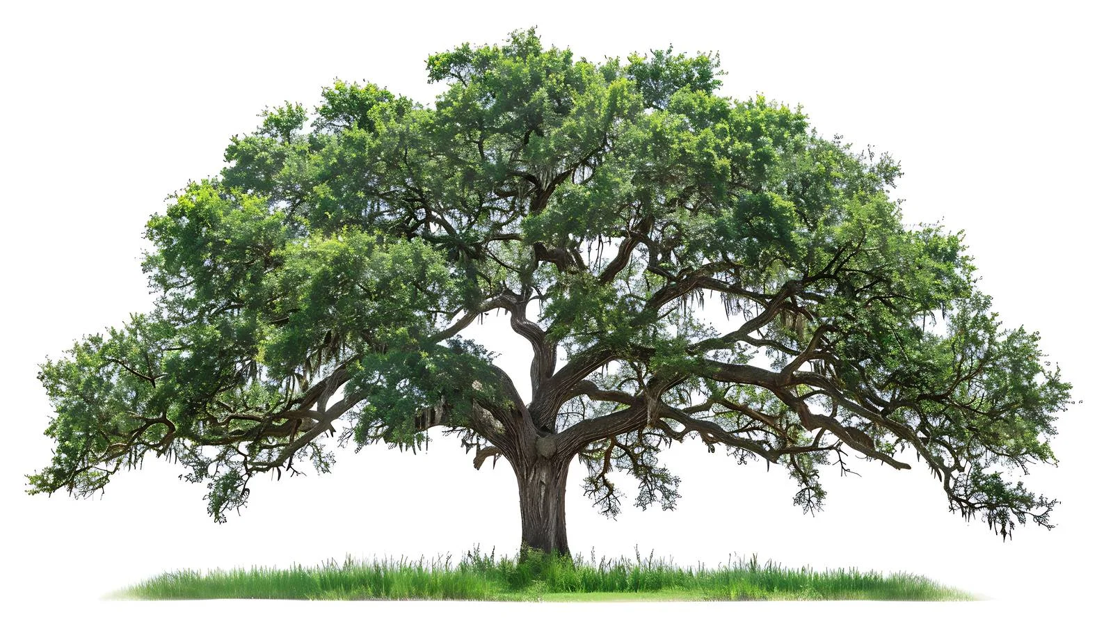 Blooming Texas Live Oak Tree in Spring — free download from Dotvec