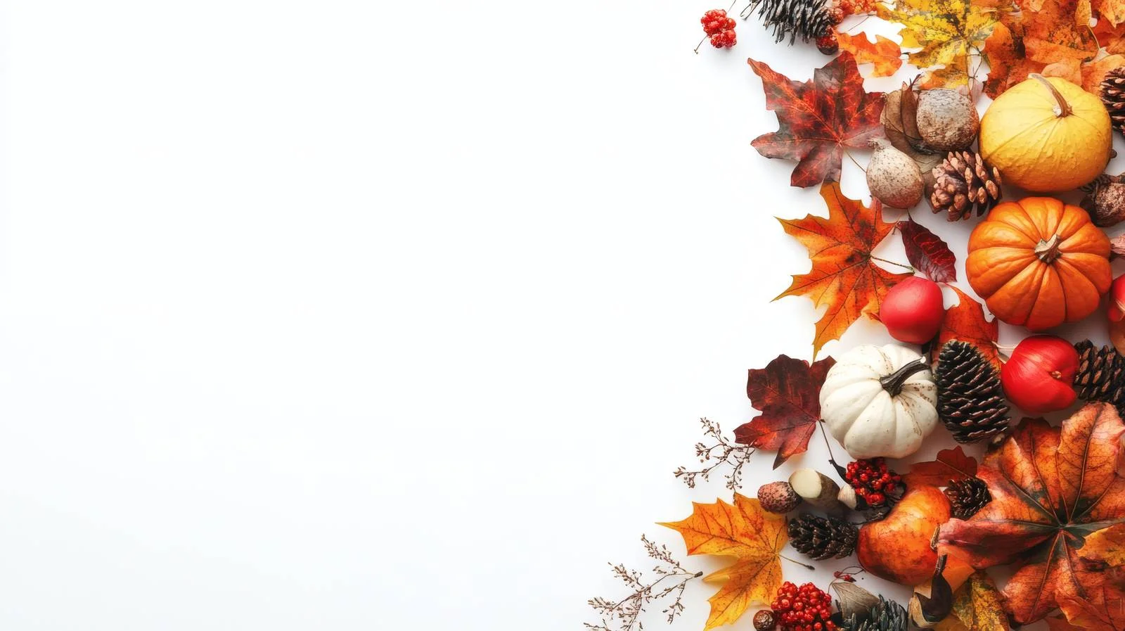 Elegant Thanksgiving Background on White — free download from Dotvec