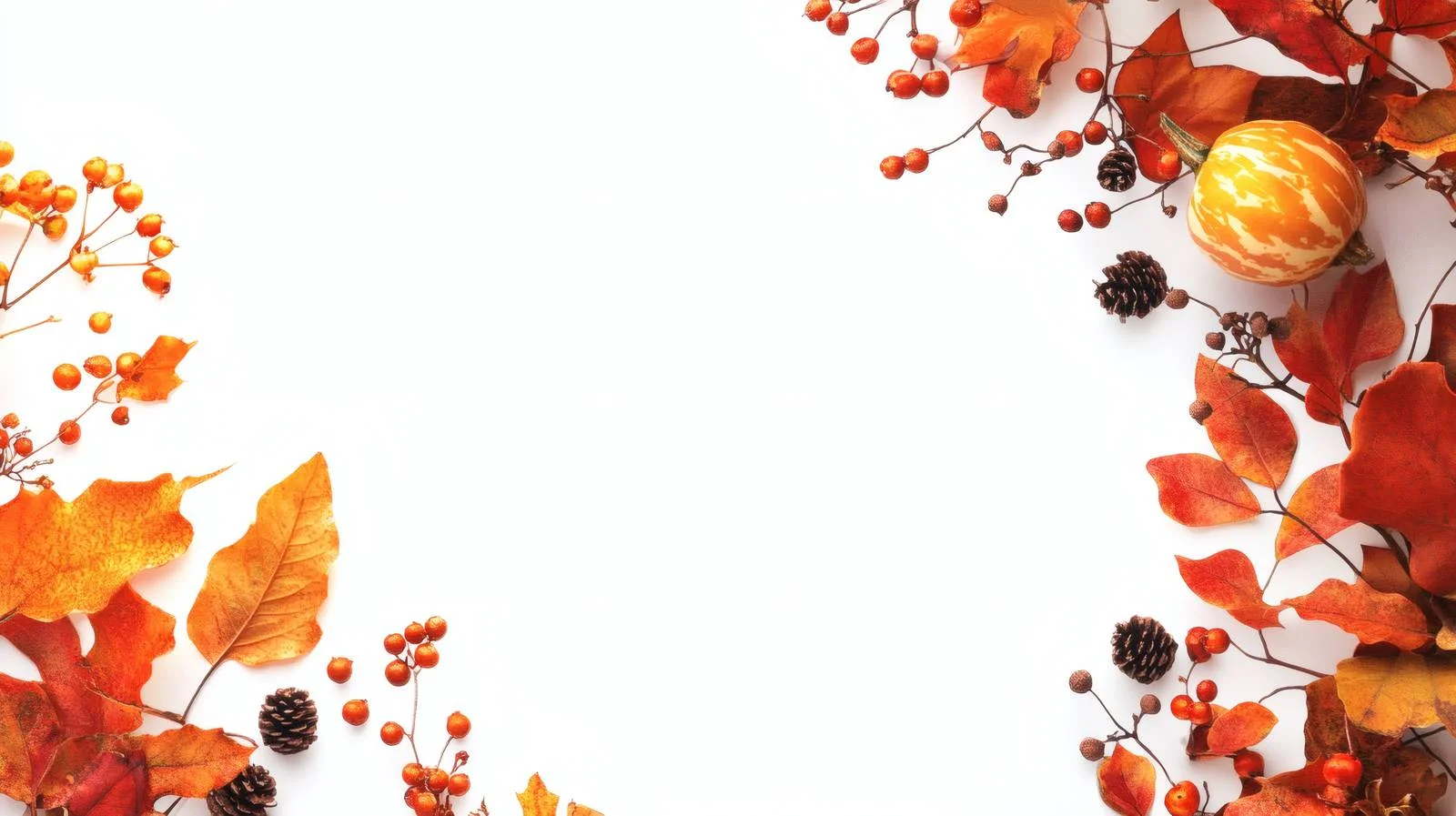 Elegant Thanksgiving Background on White Surface — free download from Dotvec