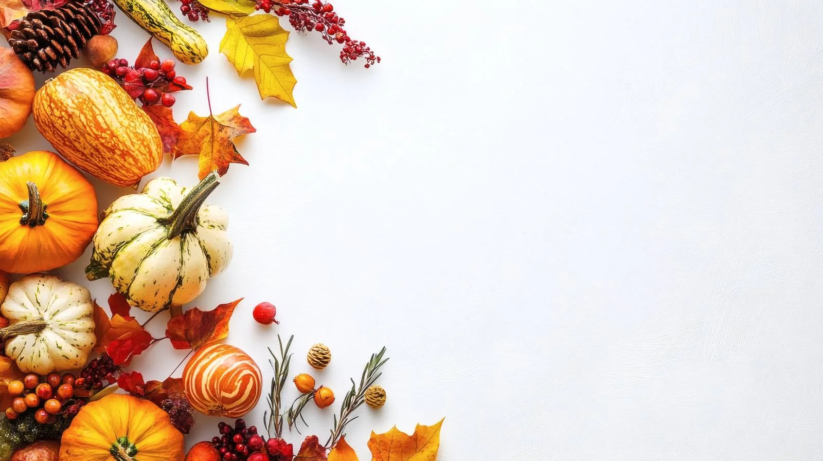 Elegant Thanksgiving White Background Design — free download from Dotvec