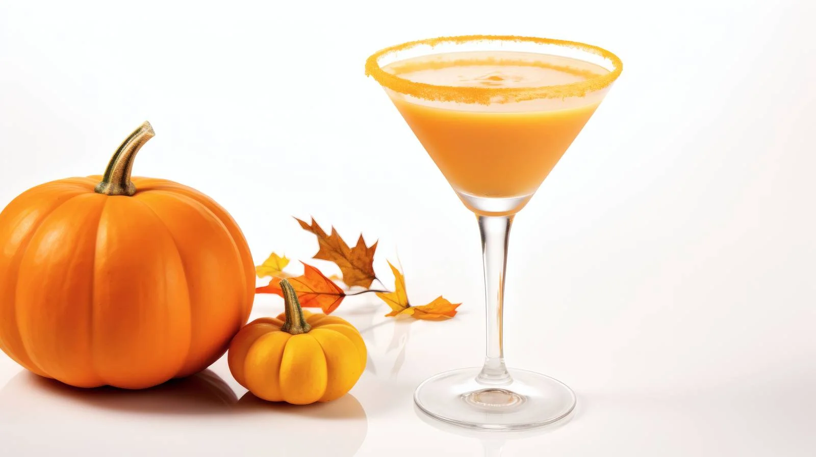 Elegant Thanksgiving Pumpkin Martini Cocktail — free download from Dotvec