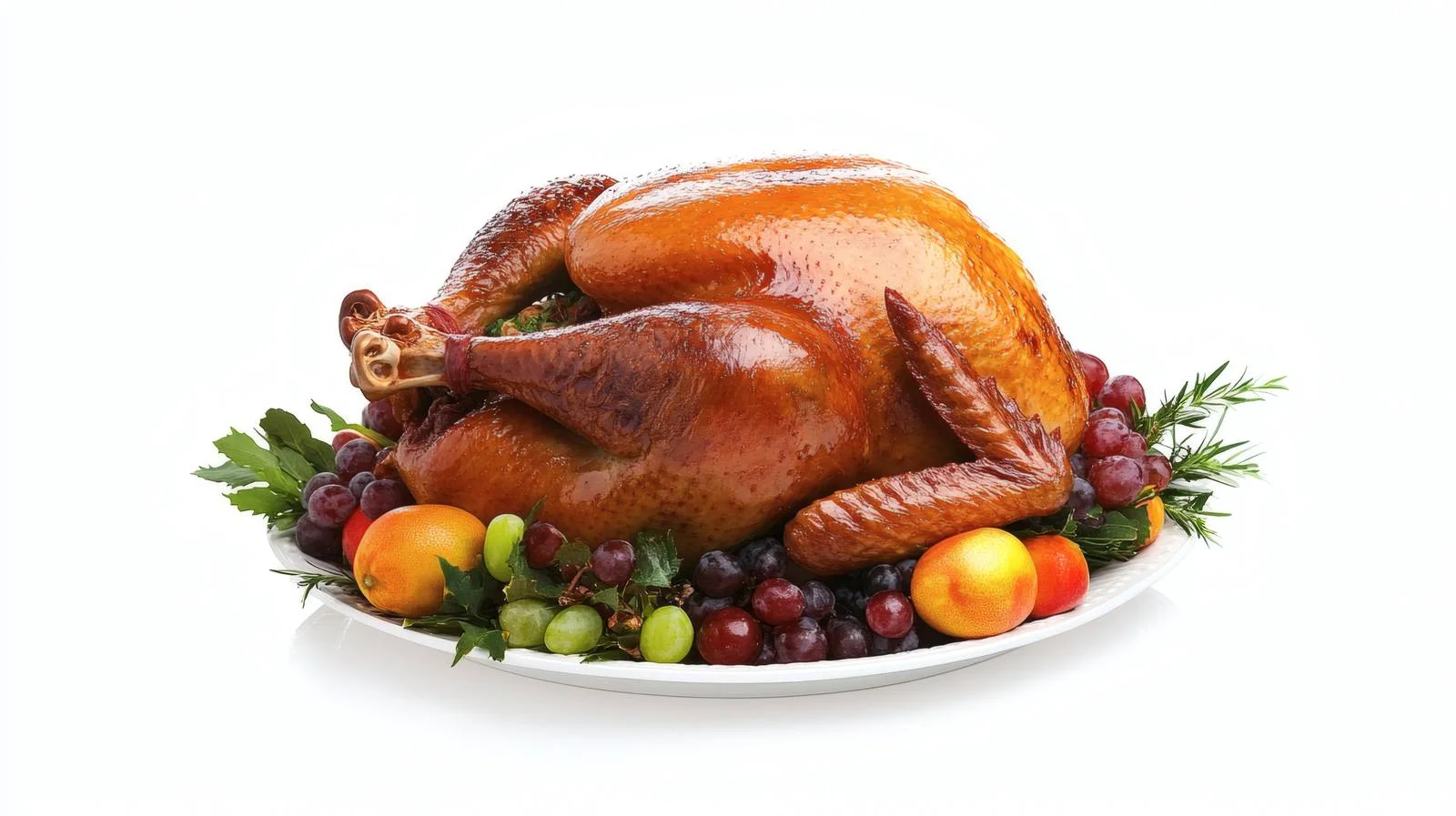 Classic Thanksgiving Turkey on White Background — free download from Dotvec