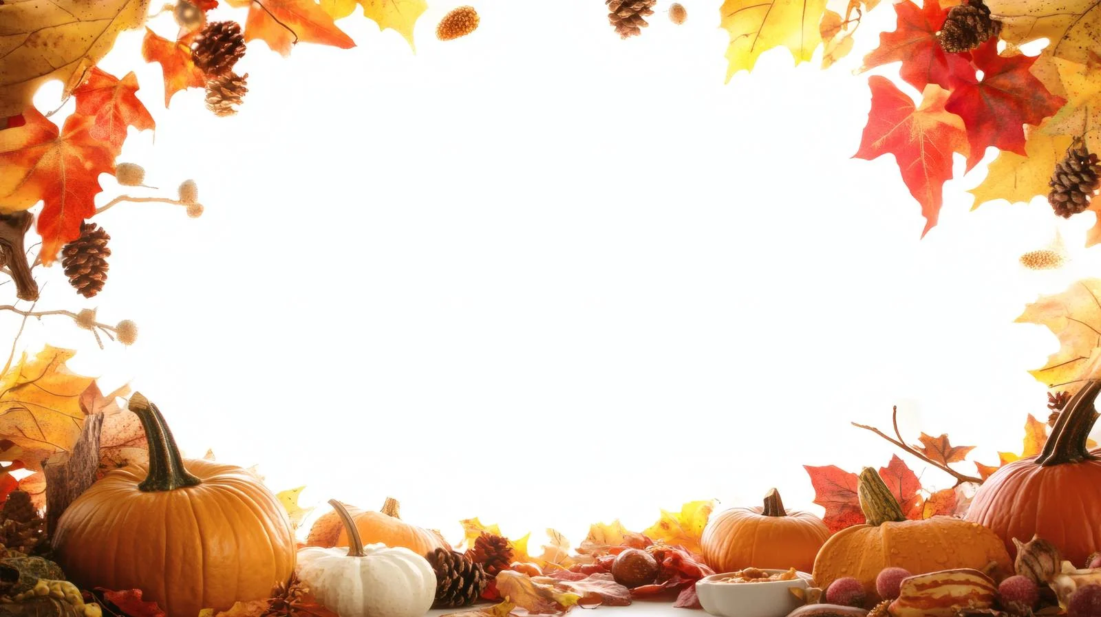 Elegant Thanksgiving Dinner Setting on White Background — free download from Dotvec