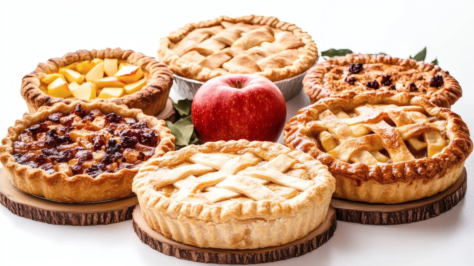 Festive Thanksgiving Pumpkin and Apple Pies — free download from Dotvec