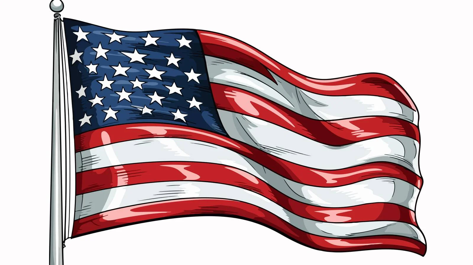 American Flag Celebration Image — free download from Dotvec