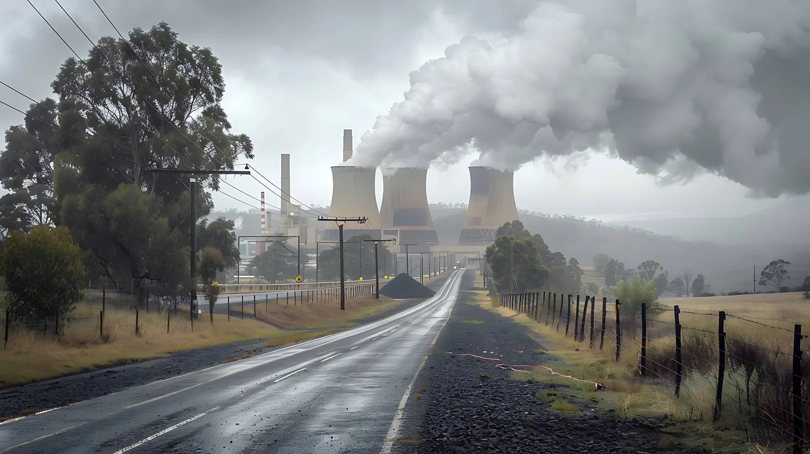Yan Lang Coal Power Station in Latrobe — free download from Dotvec