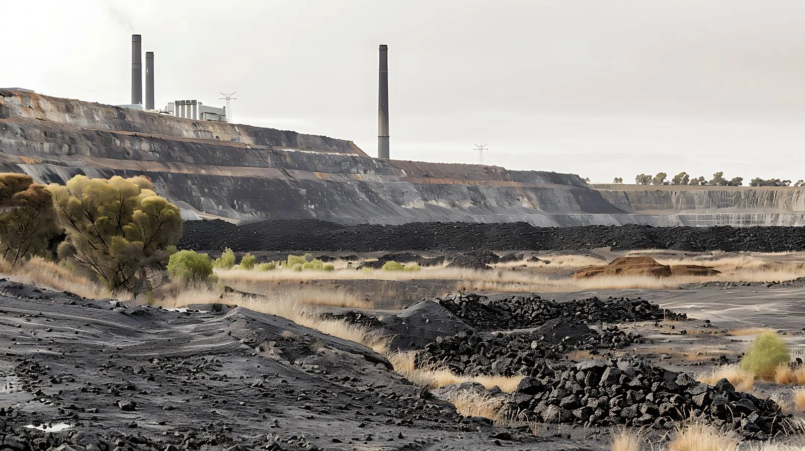 Yan Lang Coal Power Station in Latrobe — free download from Dotvec