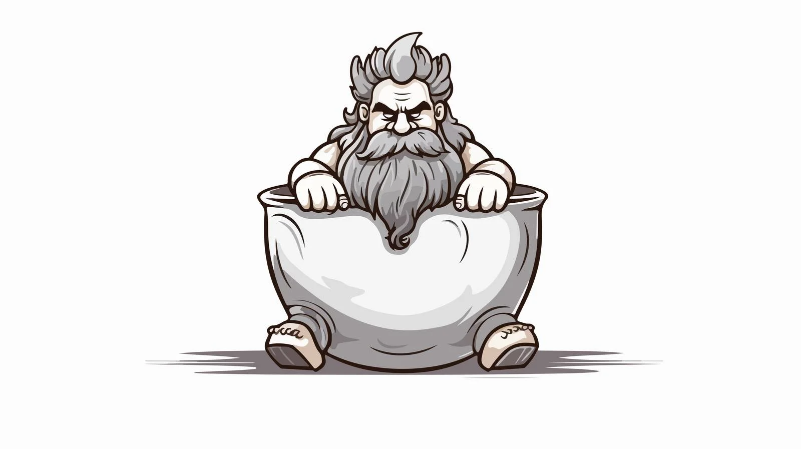 Hephaestus Statue on Chair — free download from Dotvec