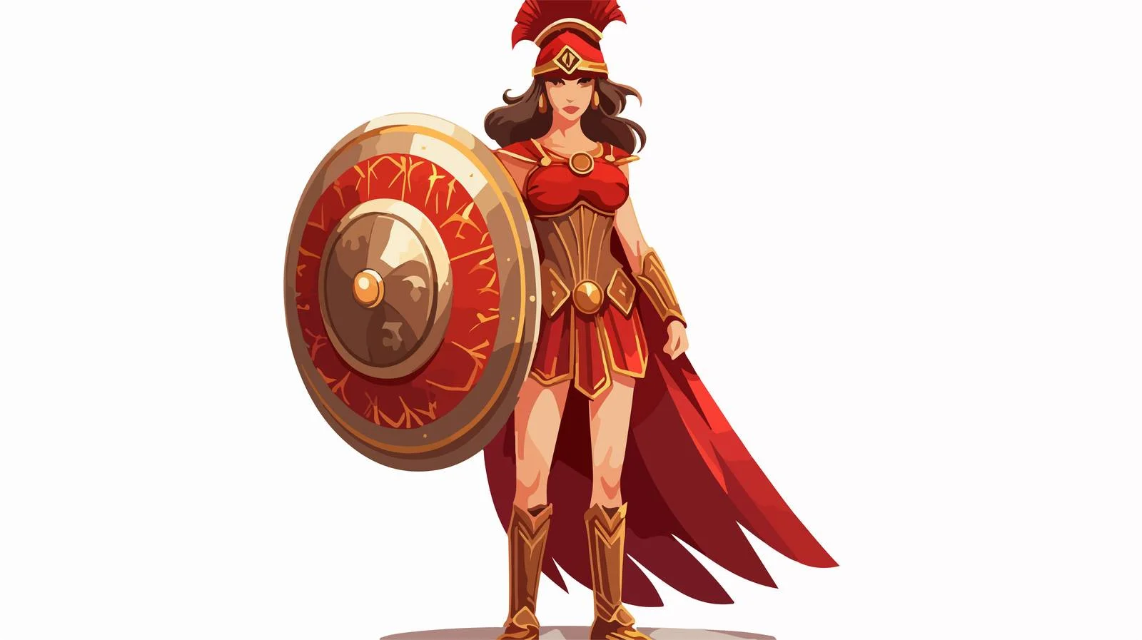 Pallas Athena: Ancient Greek Wisdom Goddess — free download from Dotvec