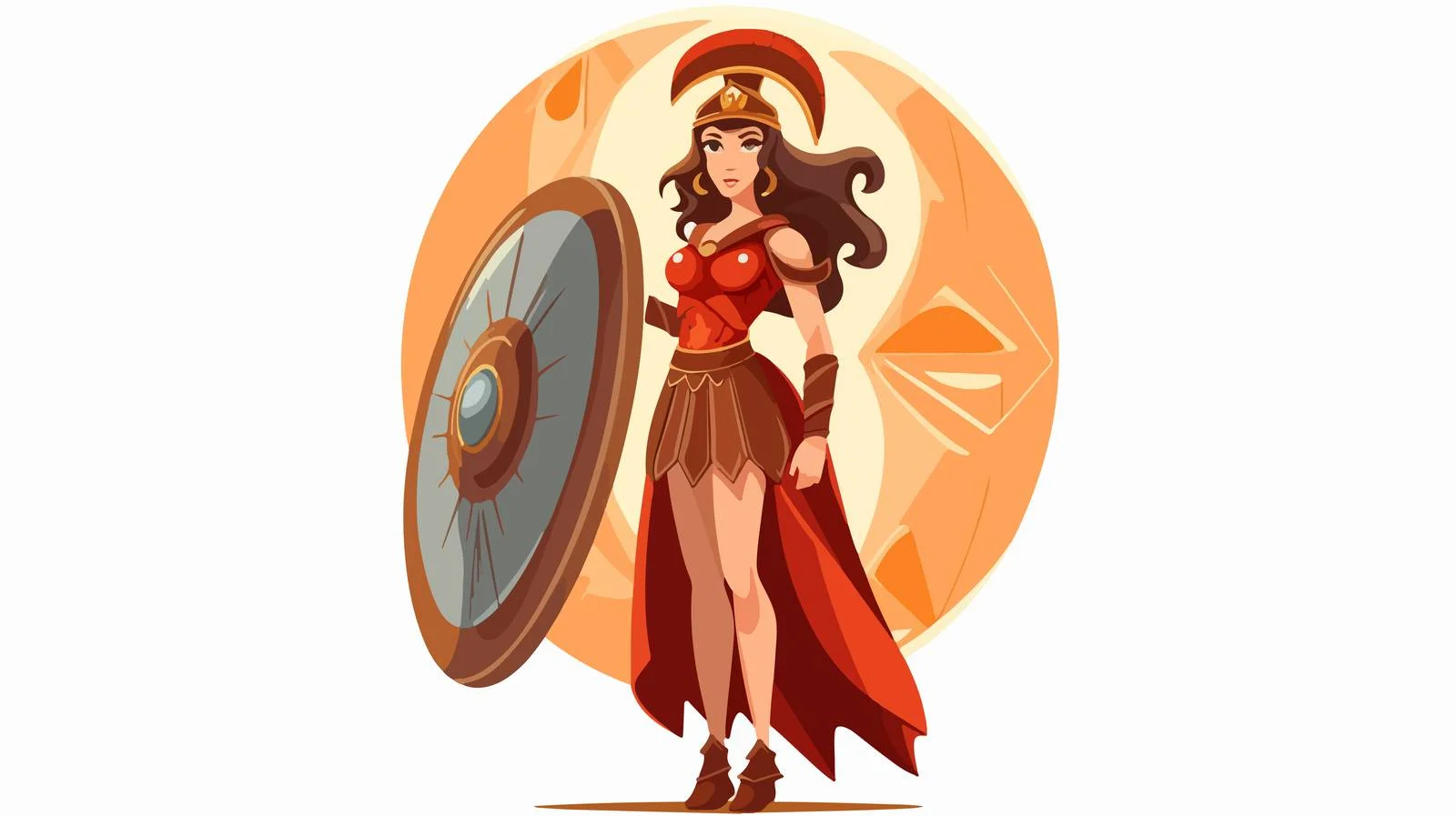 Pallas Athena Wisdom Statue — free download from Dotvec