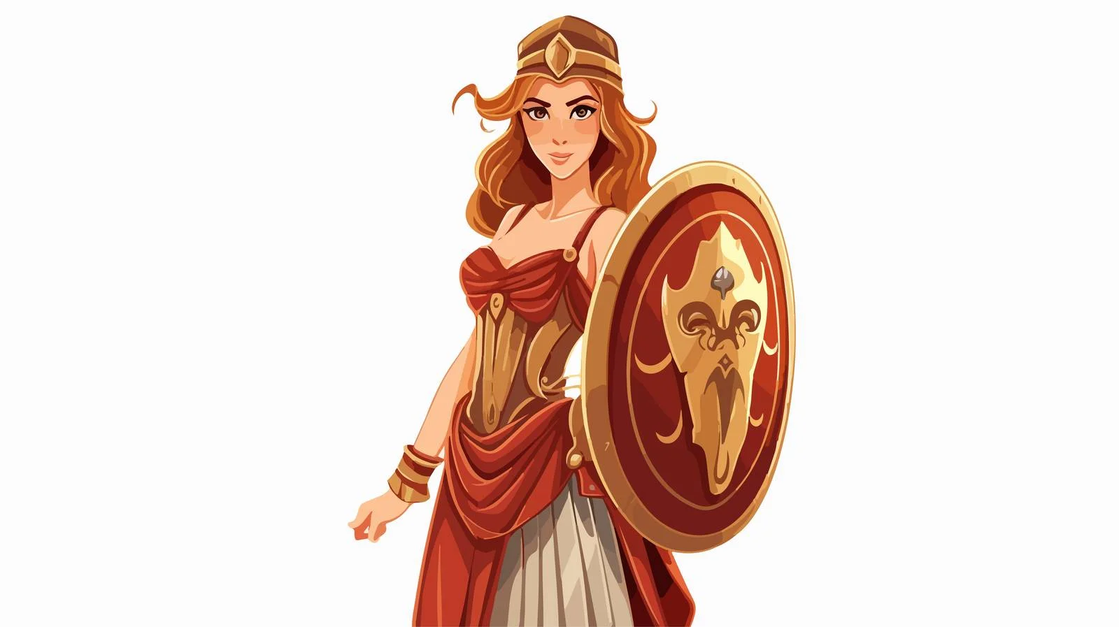 Pallas Athena, Goddess of Wisdom — free download from Dotvec