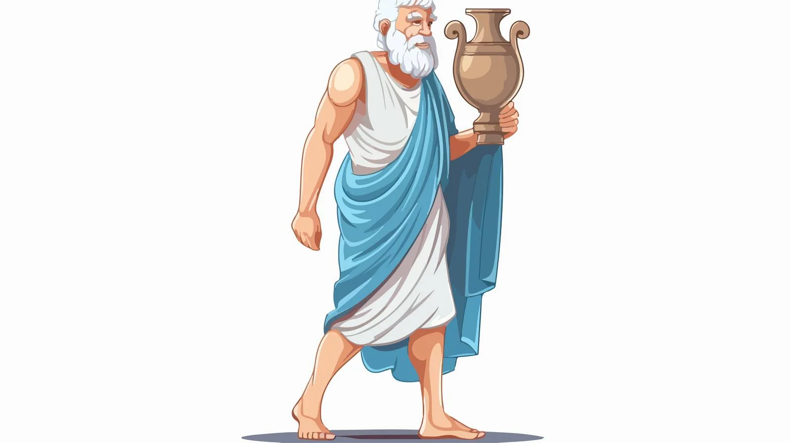 Ancient Greek Man Portrait Statue — free download from Dotvec