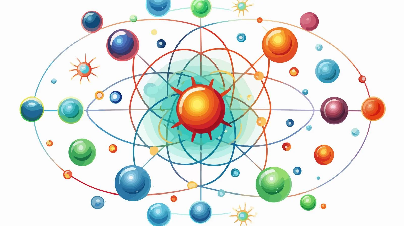 Atomic Structure Vector and Composition — free download from Dotvec