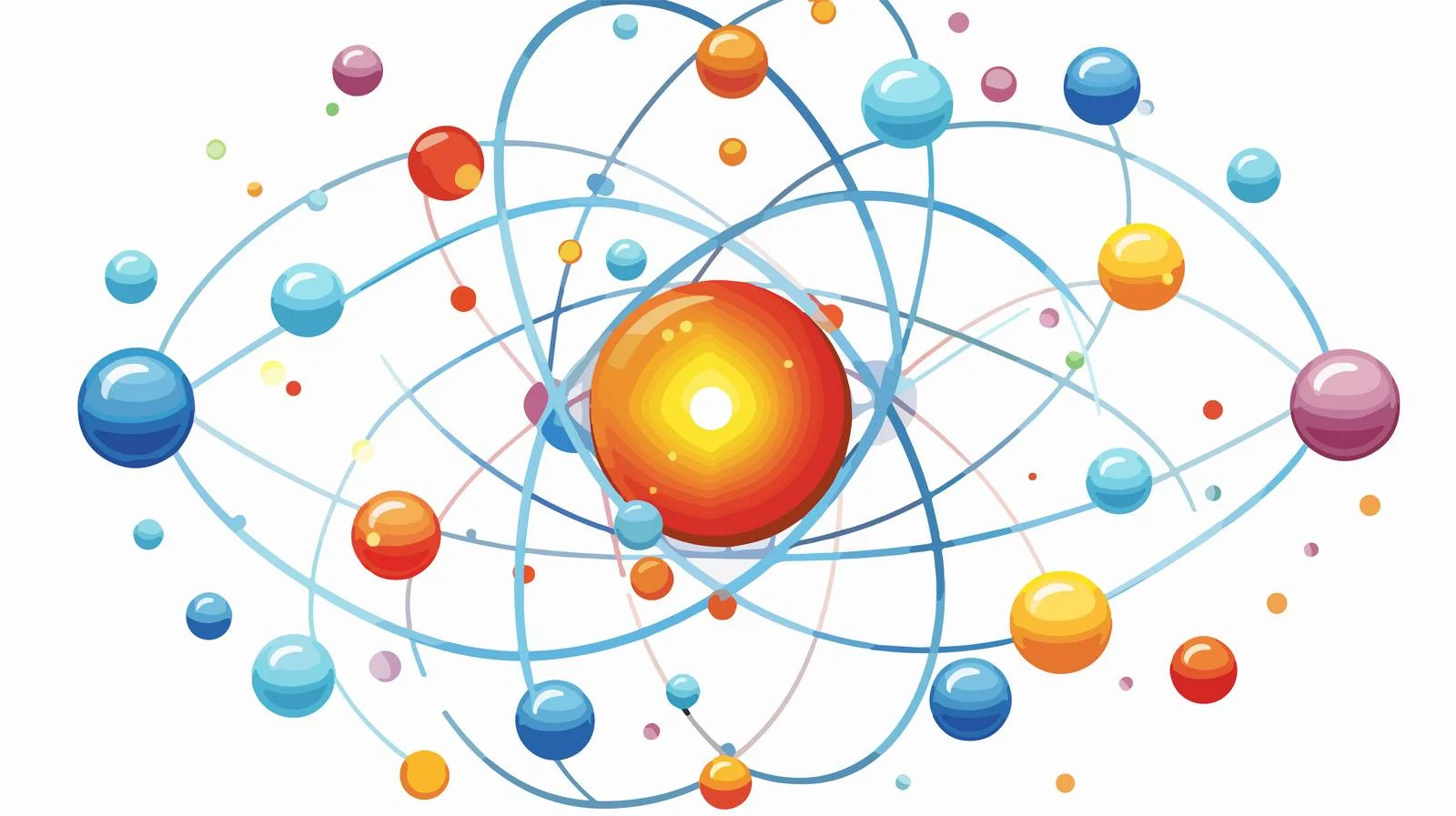 Atomic Structure Components – free particles image from Dotvec