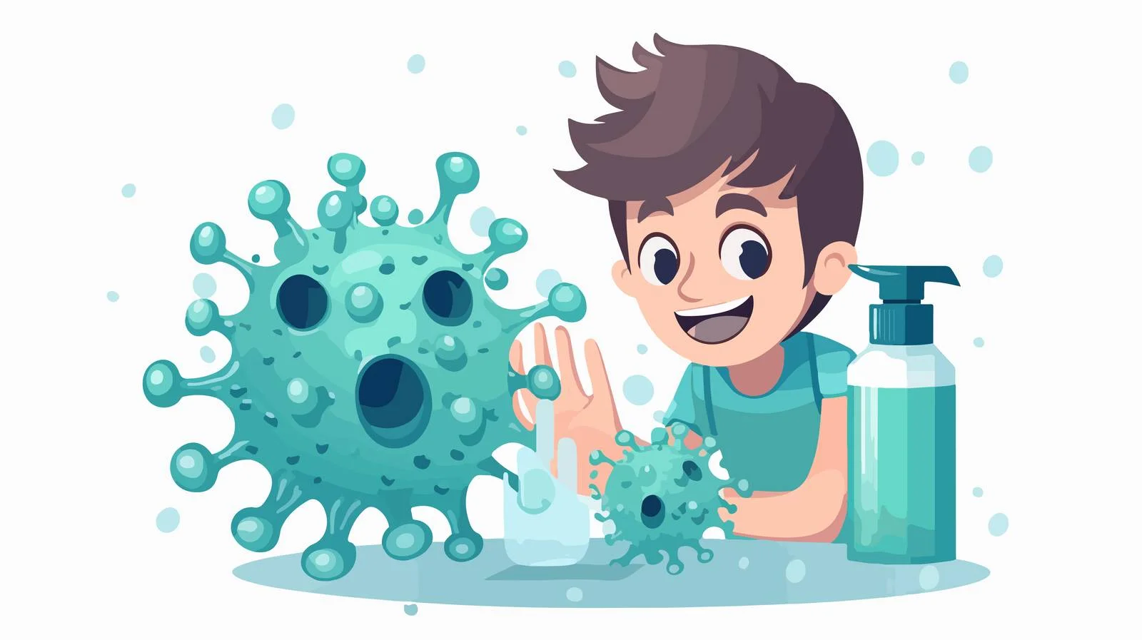 Flu Prevention Tips by Cartoon Doctor — free download from Dotvec