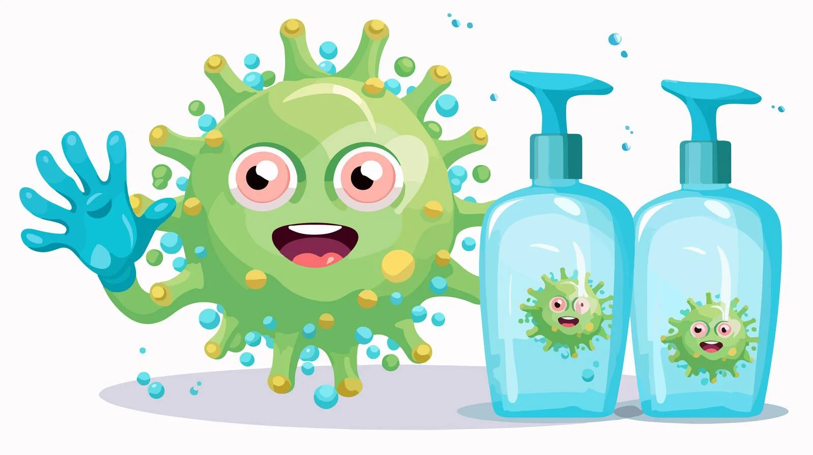 Preventing Flu: Cartoon Doctor's Advice – free commendation image from Dotvec