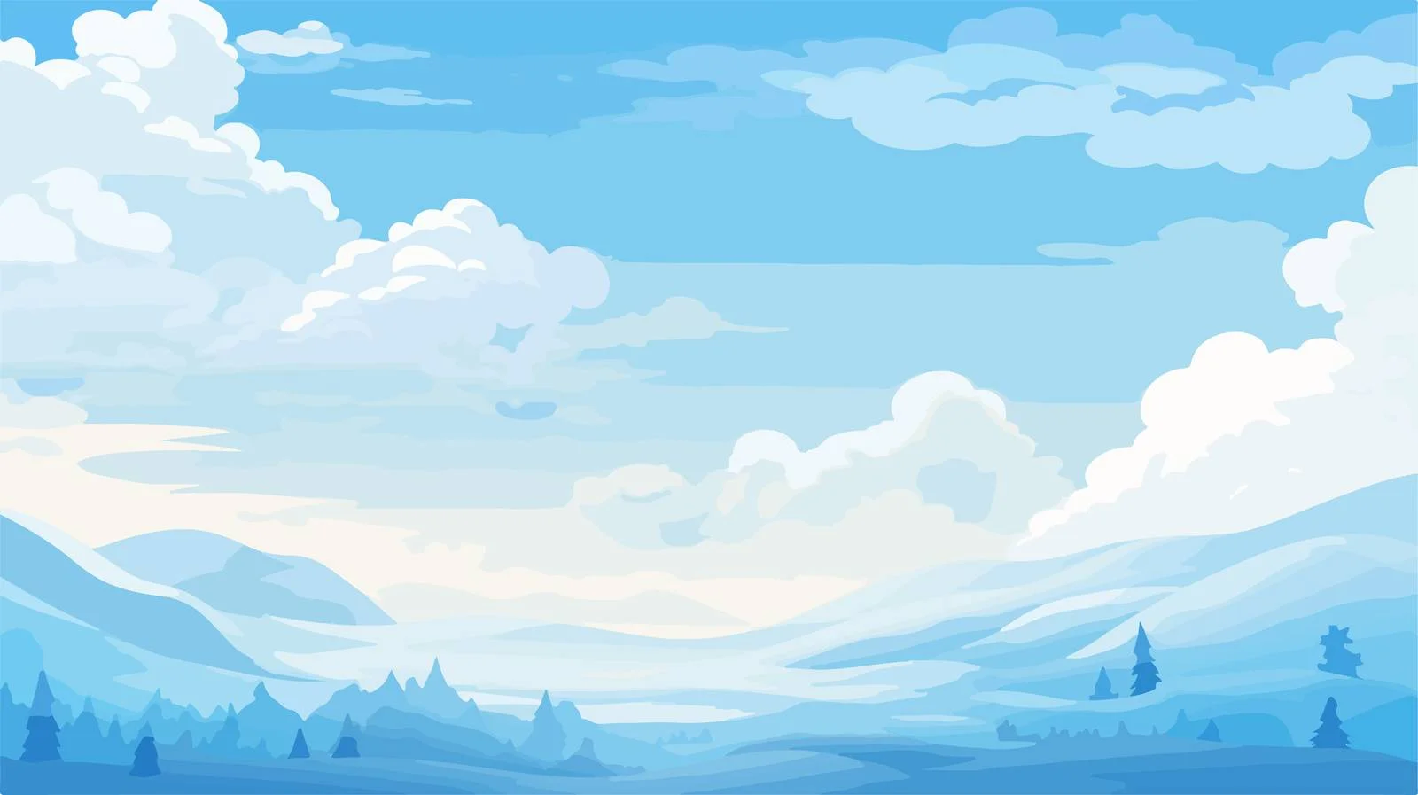 Cartoon Blue White Background Design — free download from Dotvec