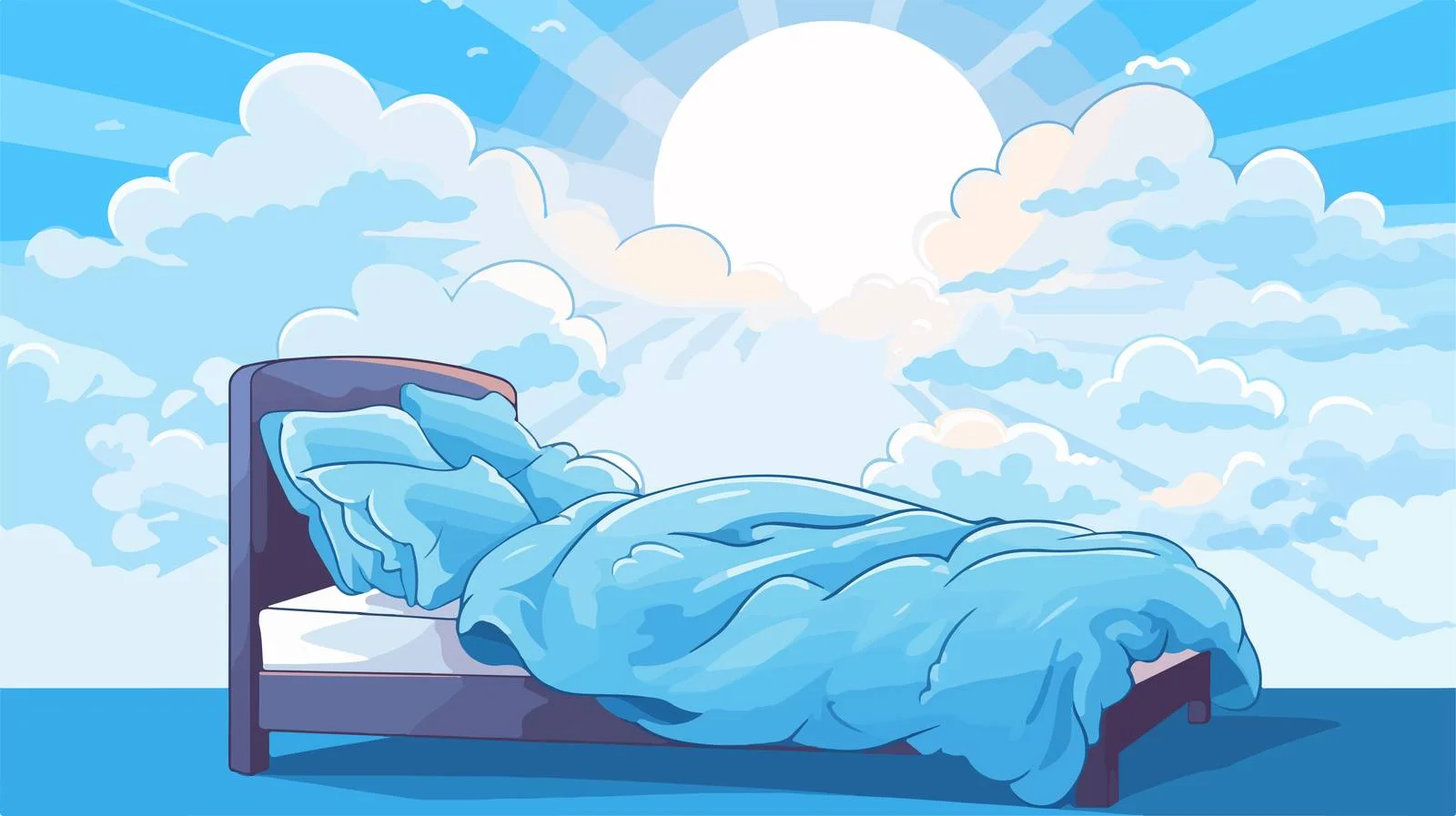 Cartoon Blue White Background Illustration — free download from Dotvec