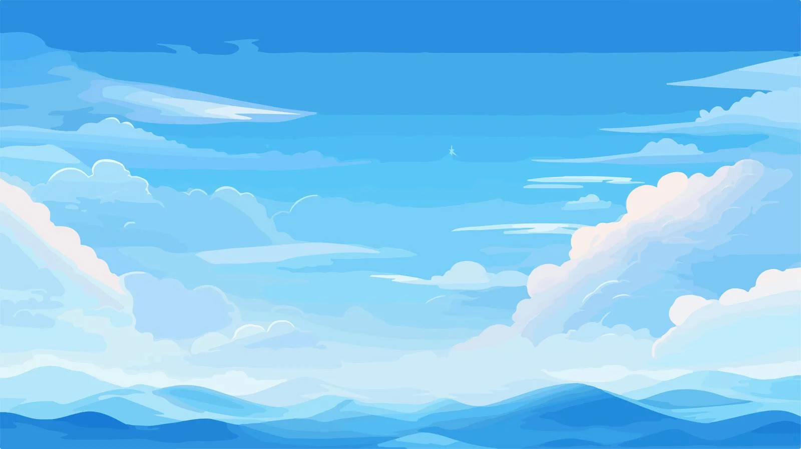 Cartoon Blue White Background Design — free download from Dotvec