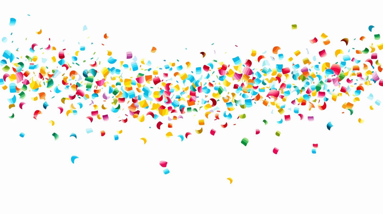 Vibrant Confetti Celebratory Scene — free download from Dotvec