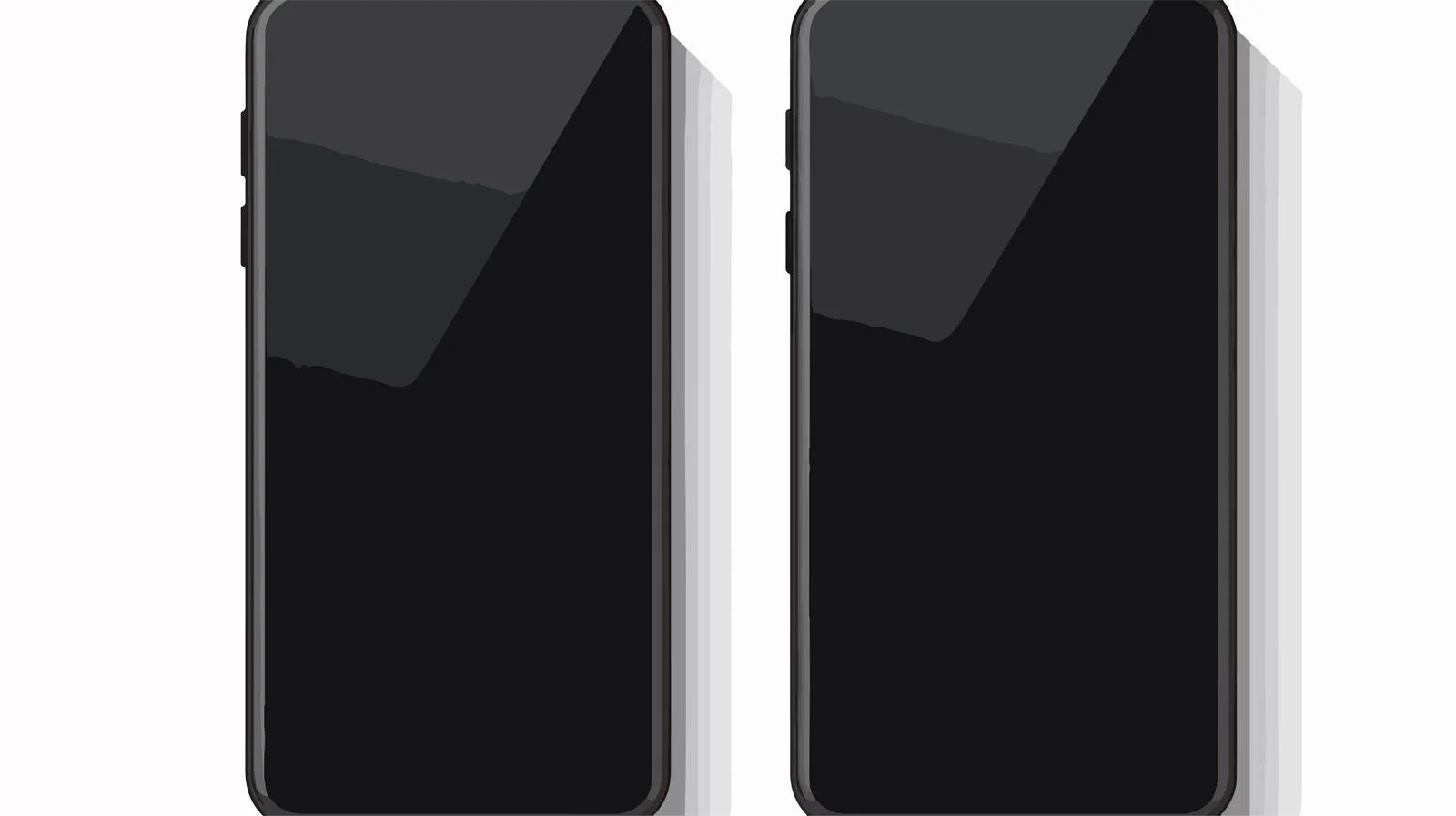 Black Smartphone Front View Stock Vector — free download from Dotvec