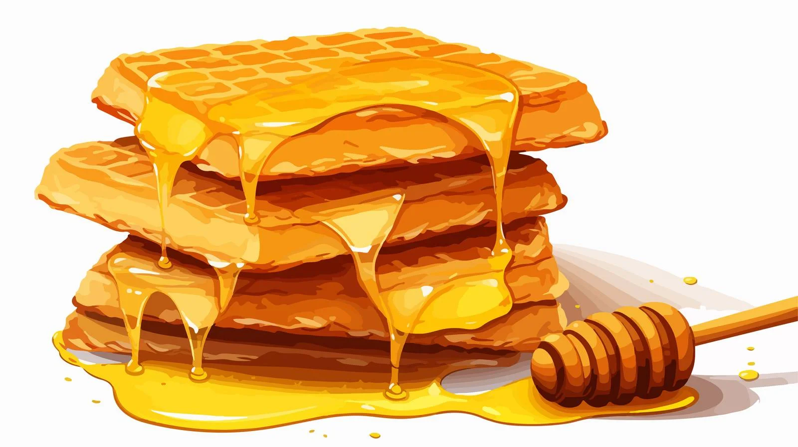 Sweet Yellow Geometric Honeycomb Background — free download from Dotvec