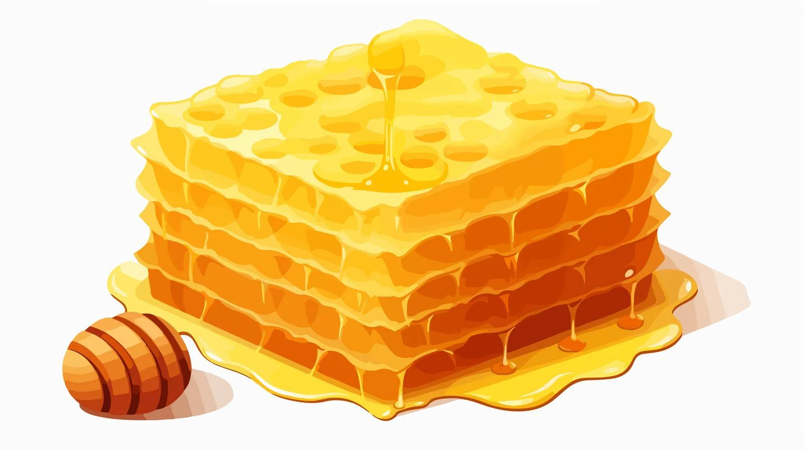 Honeycomb Background - Sweet Yellow — free download from Dotvec
