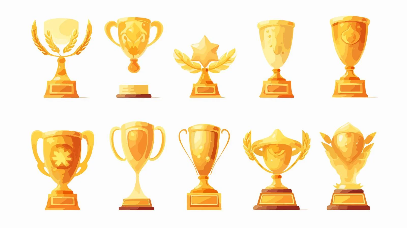 Success Trophy Awards Winners Image — free download from Dotvec