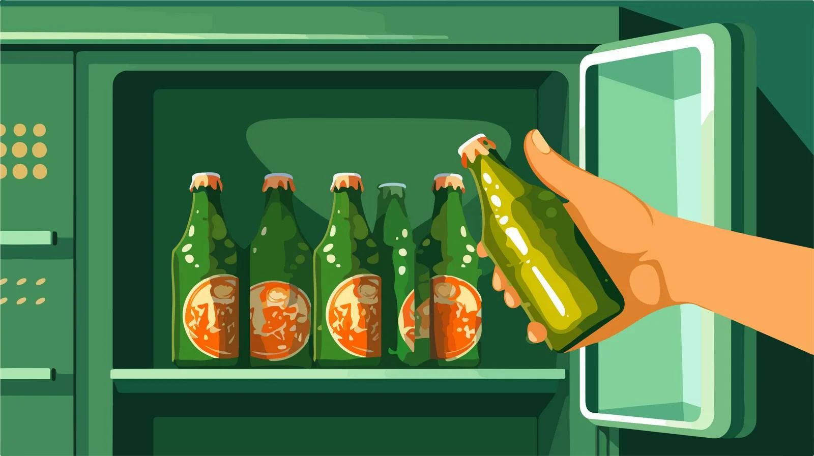 Beer Bottle Reach — free download from Dotvec
