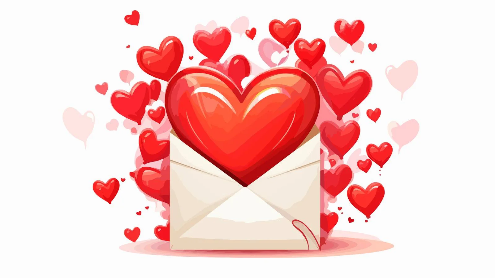 Romantic Valentine's Love Letter Image — free download from Dotvec